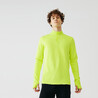 Men's Warm Long-Sleeved Running T-shirt - Neon Yellow