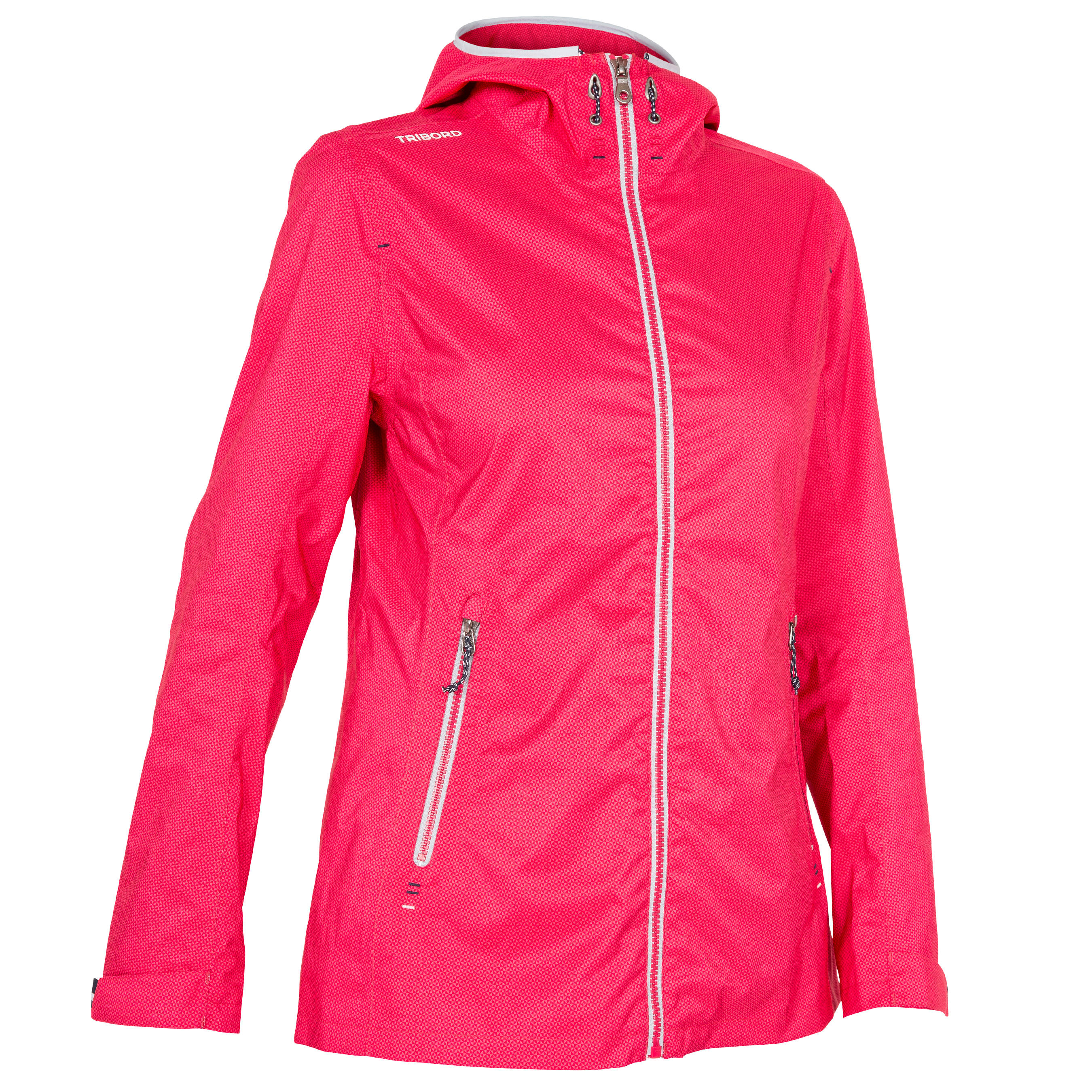100 Women's Sailing Oilskin - Dark Pink 2/22