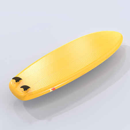 SUP-Board Stand Up Paddle aufblasbar 100 ultra-kompakt für Einsteiger 8' gelb