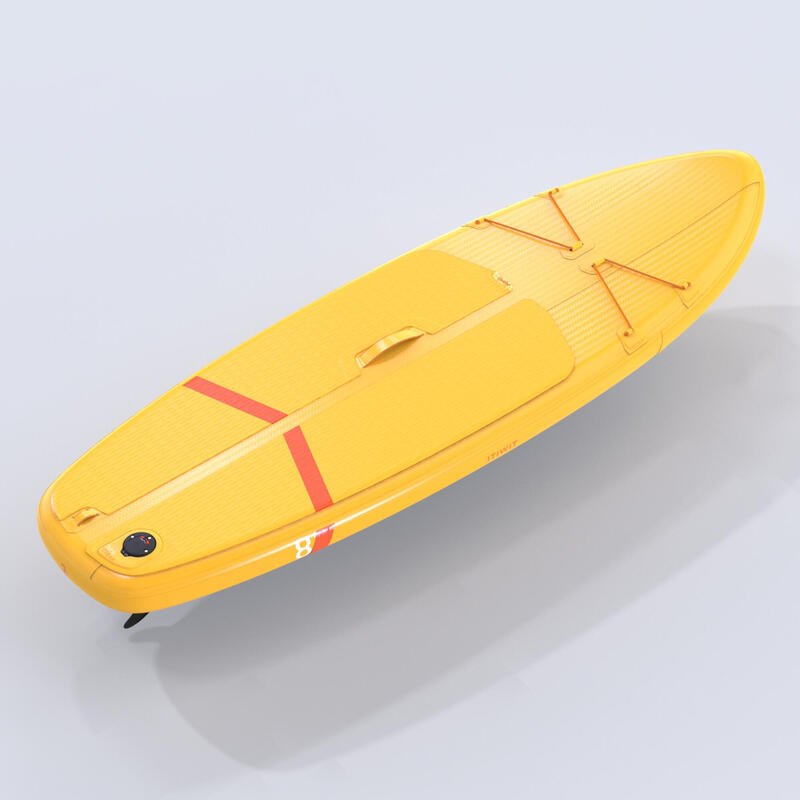 Nafukovací paddleboard pro začátečníky Compact S bílo-žlutý