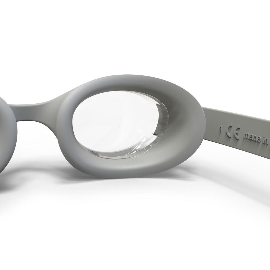 Lunettes De Natation - Ready - Taille Unique - Verres Clairs - Gris