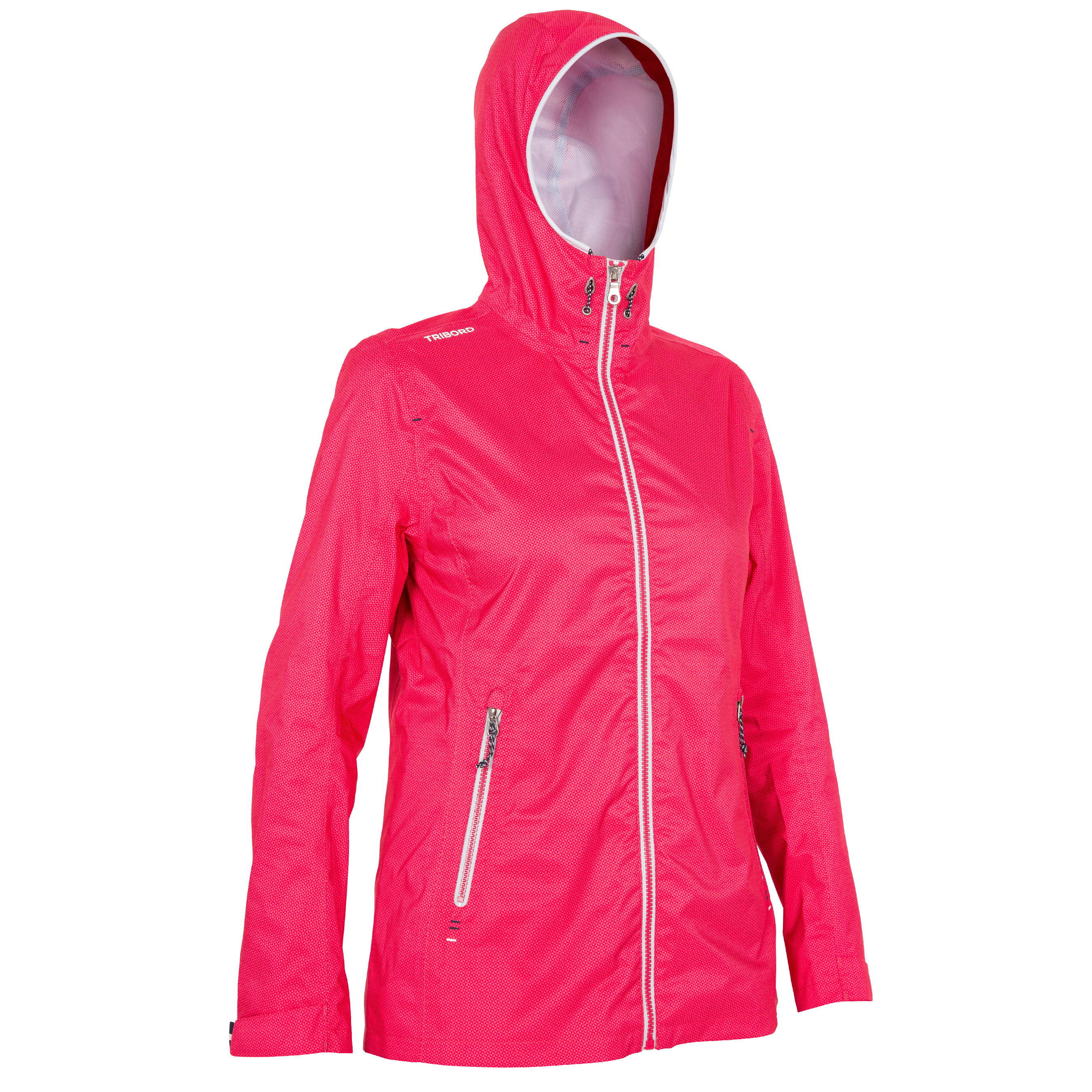 100 Women's Sailing Oilskin - Dark Pink 1/22