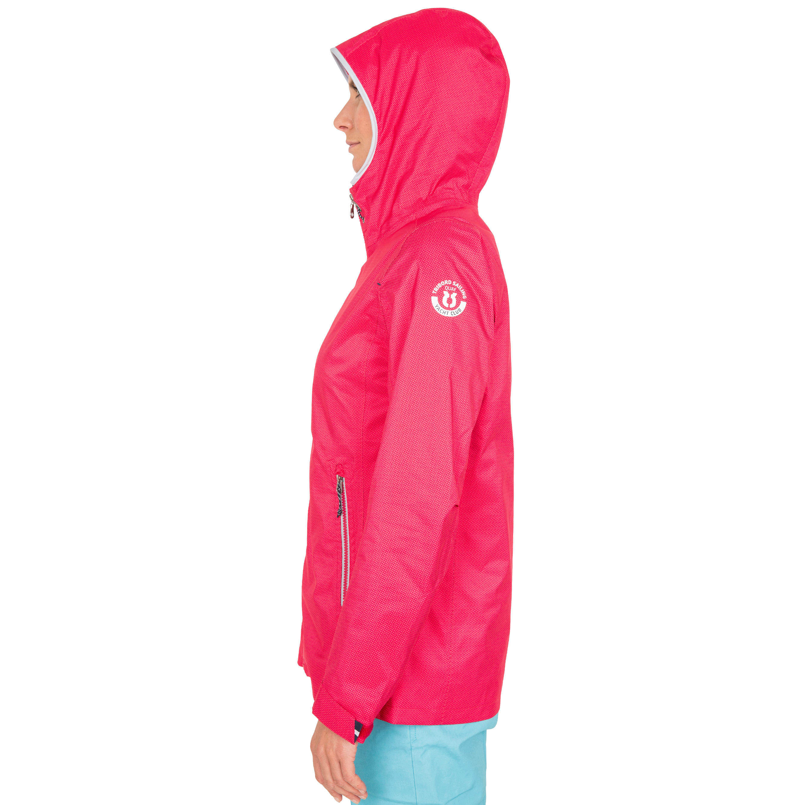 100 Women's Sailing Oilskin - Dark Pink 8/22