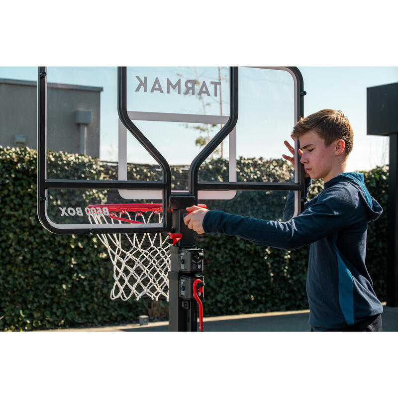 Basketball Korbanlage klappbar mit TARMAK - 3,05 Box bis Easy | m B500 2,40 Rollen