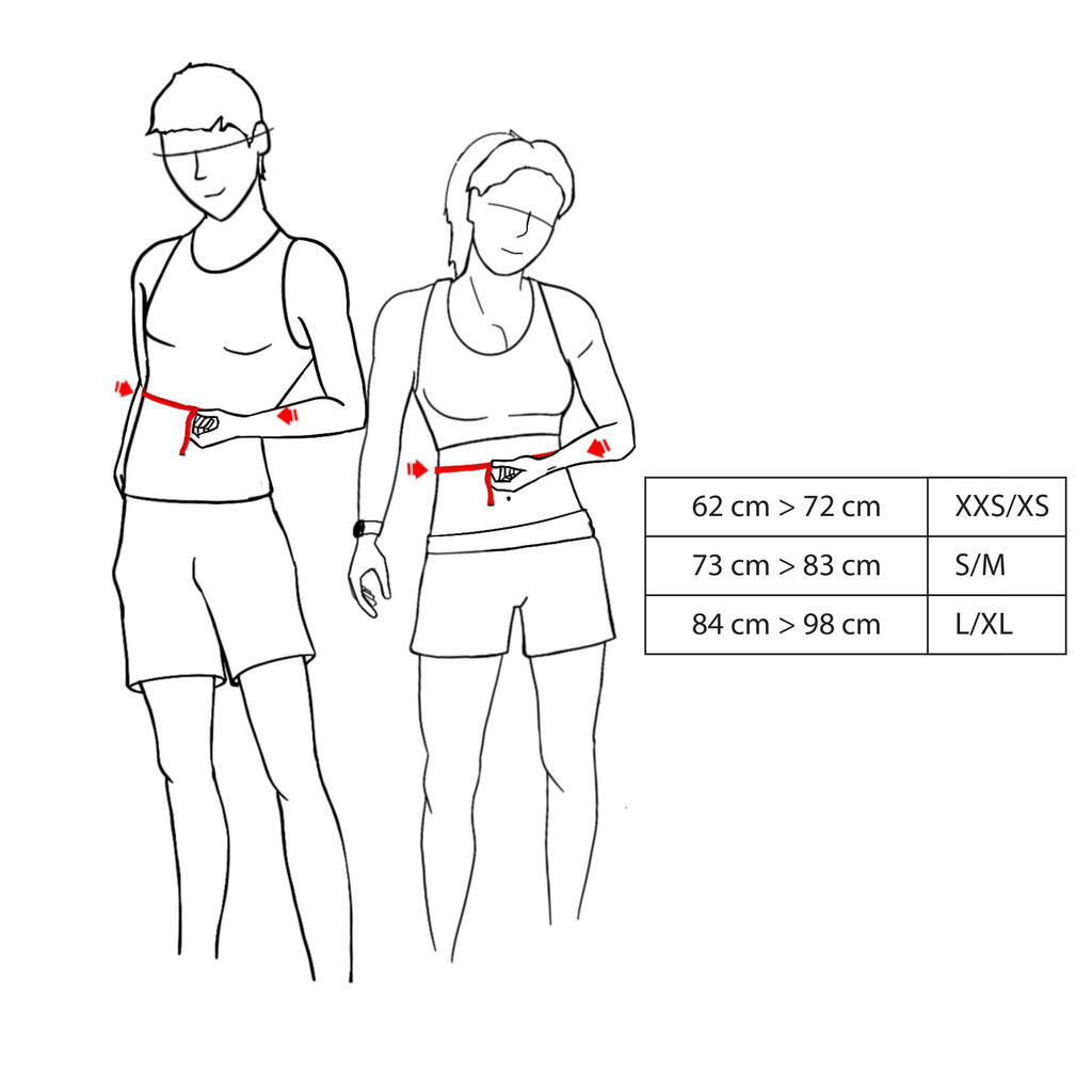 Maratonijooksu vest-seljakott, valge/kollane