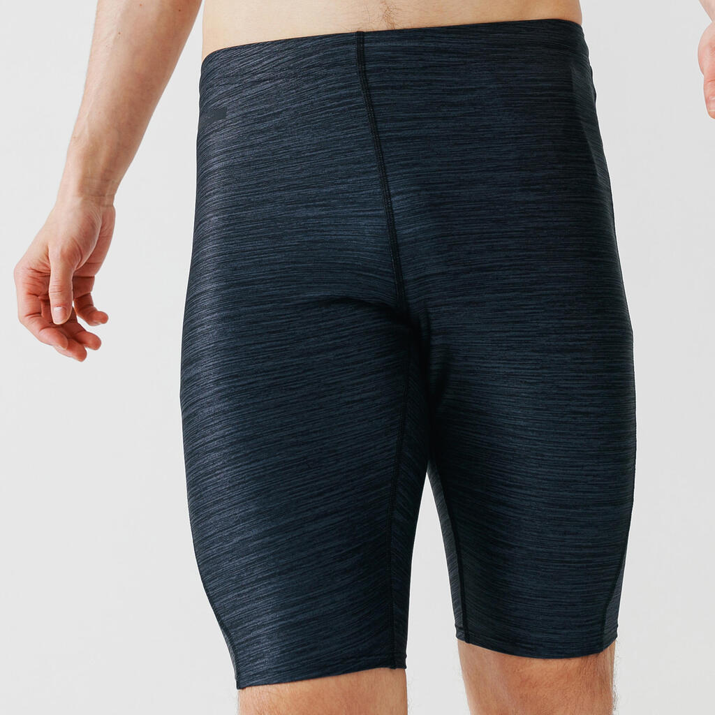 Laufshorts Tights atmungsaktiv Dry+ Herren graumeliert