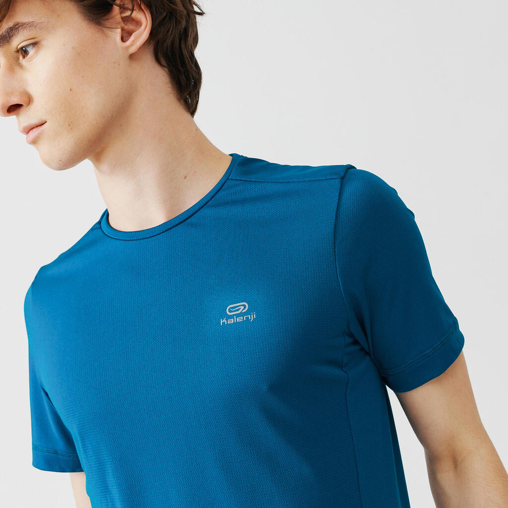 T-shirt de running respirant Homme - KIPRUN 100 Dry Rouge