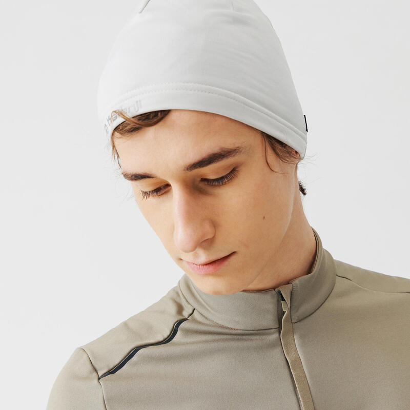 Bonnet running chaud Homme Femme - KIPRUN Warm + beige