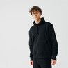 Men's warm running hoodie - Warm 500 - Black