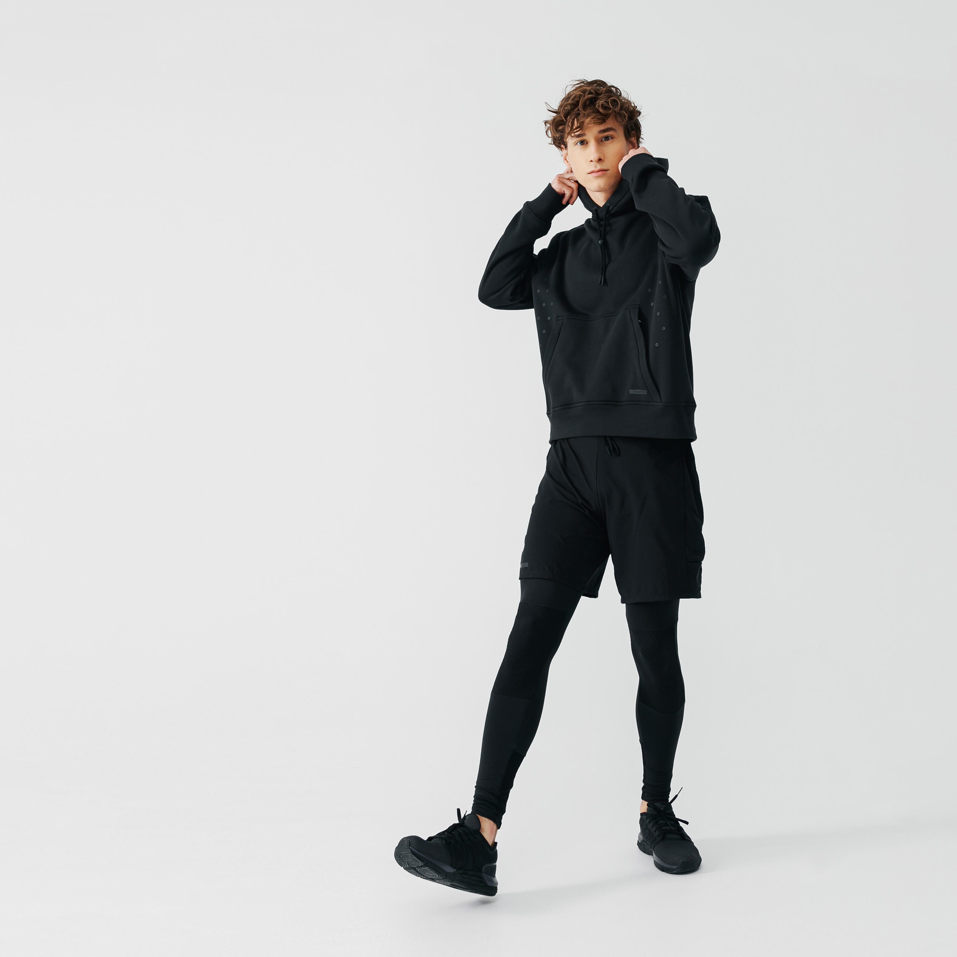 Warm running hoodie sale
