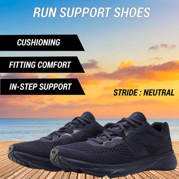 Kalenji Run Support Men's Running Shoes Navy