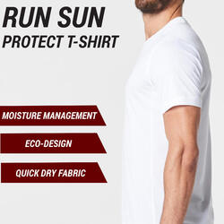 Run Dry Running T-shirt  The Run Dry T-shirt lives up to its name by  wicking away perspiration to keep you dry during your runs this spring. The  quick drying main fabric