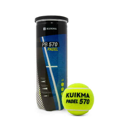 Žoge za padel tenis PB 570 (3 žoge)