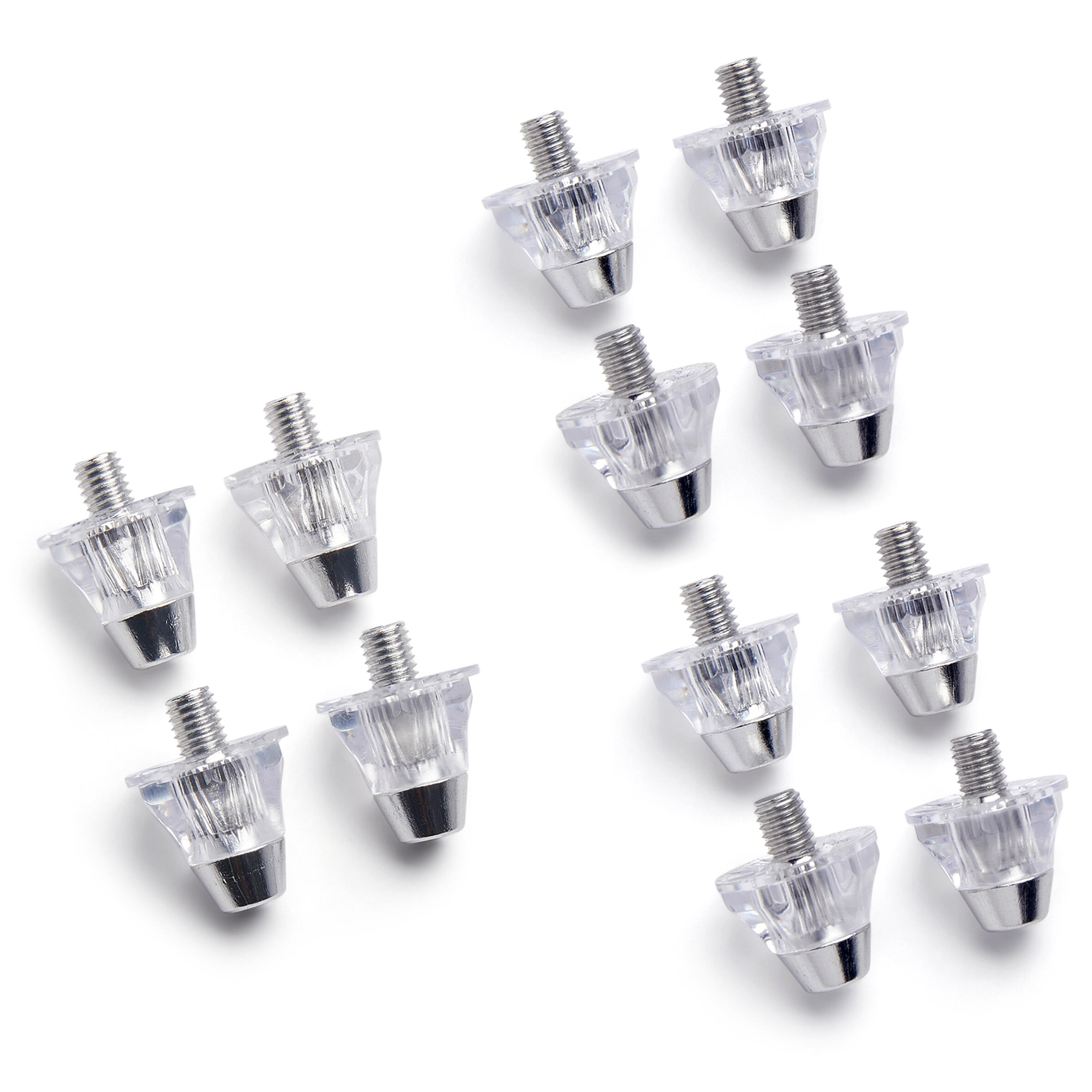 Universal Aluminium Screw-In Football Studs 13-15mm - Transparent 2/6