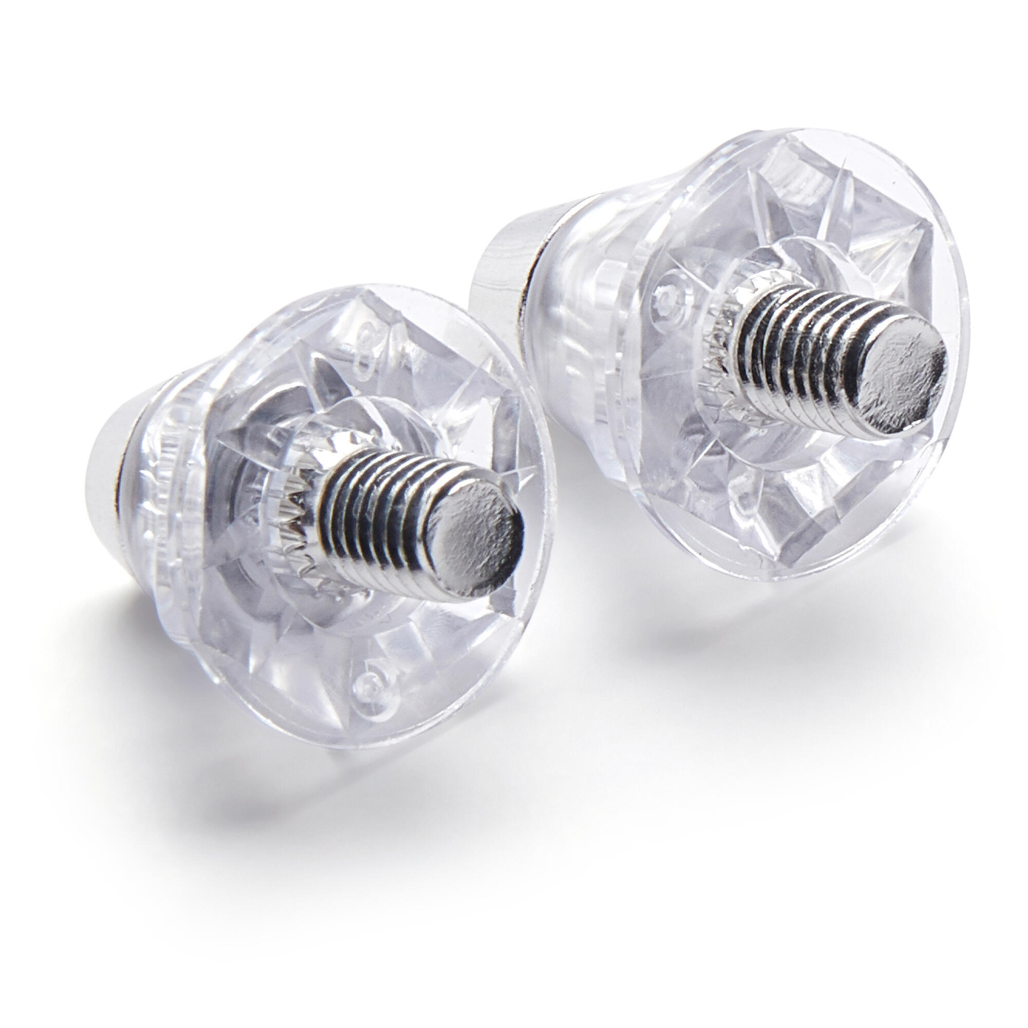 Transparent aluminum universal screw-on soccer cleats 13-15mm