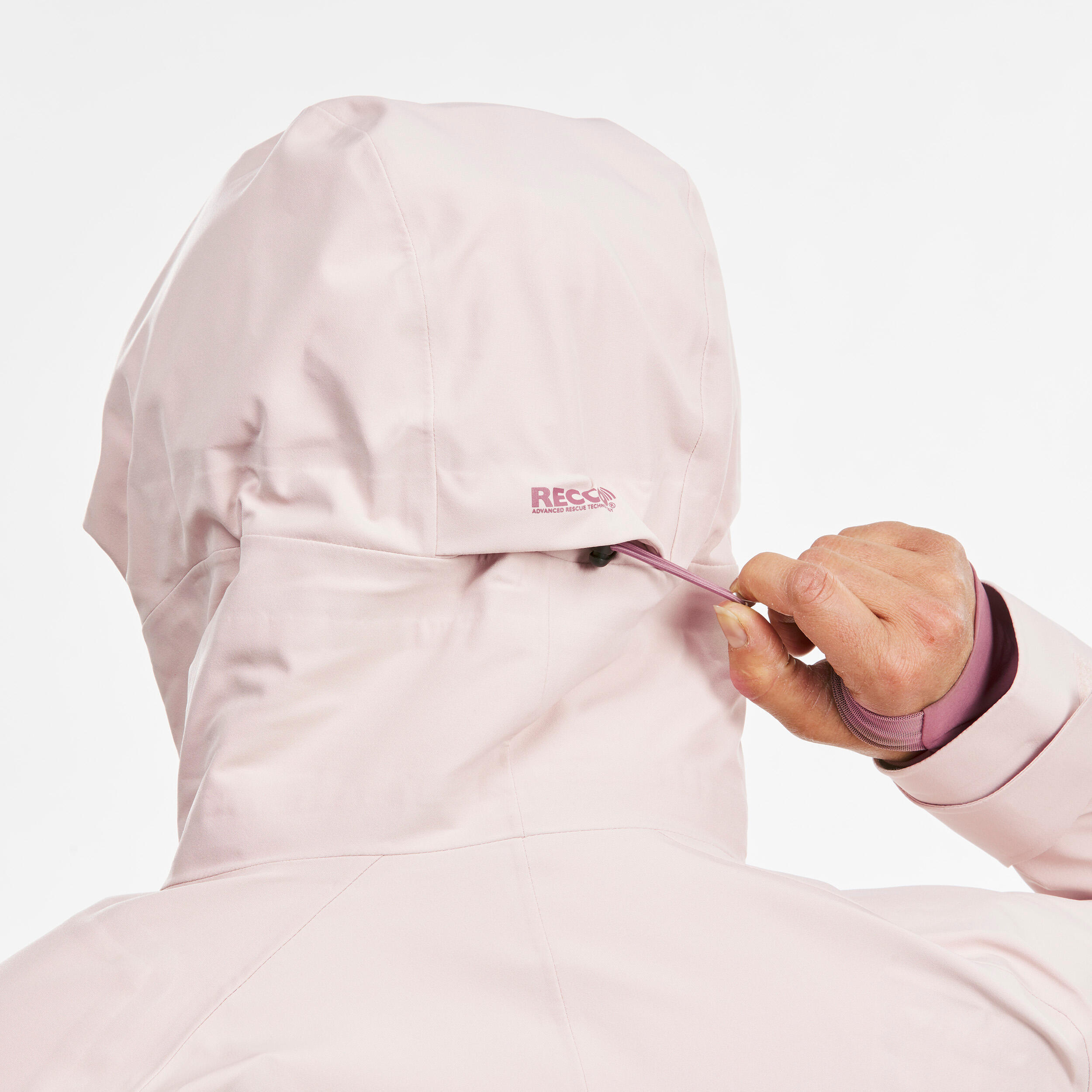 WOMEN’S SKI JACKET FR 500 - PINK 13/19