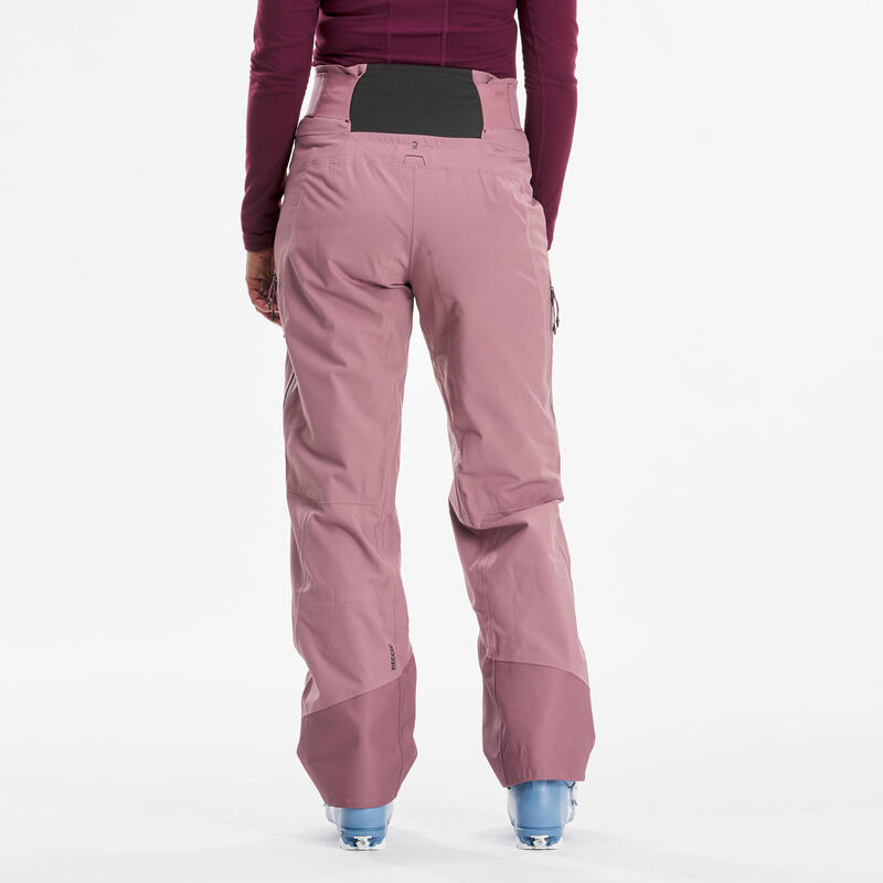 Pantalón de esquí y nieve Mujer Wedze FR500 rosa