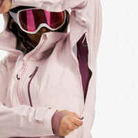 WOMEN’S SKI JACKET FR 500 - PINK