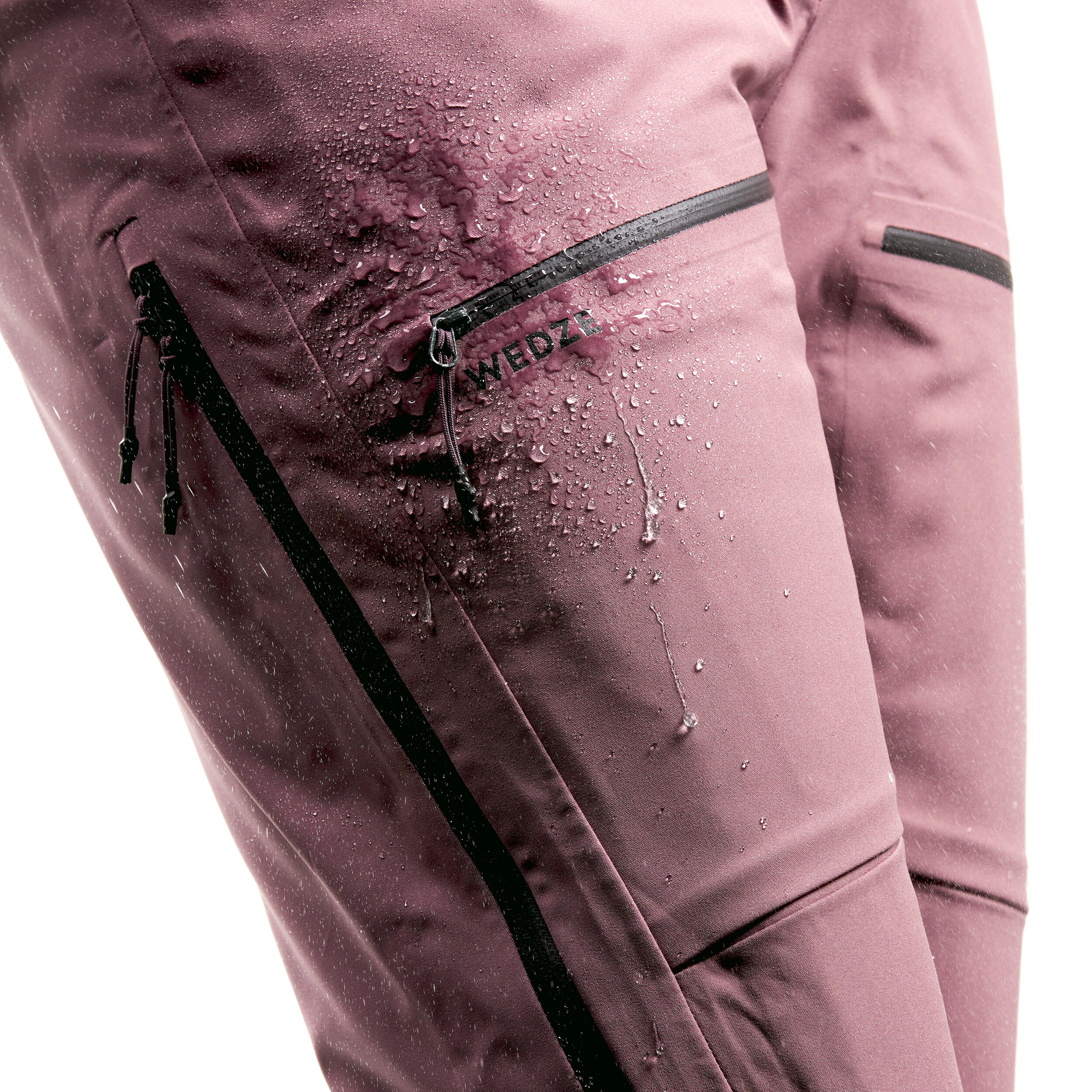 Pantalon de ski chaud et imperméable femme, FR 500 - WEDZE