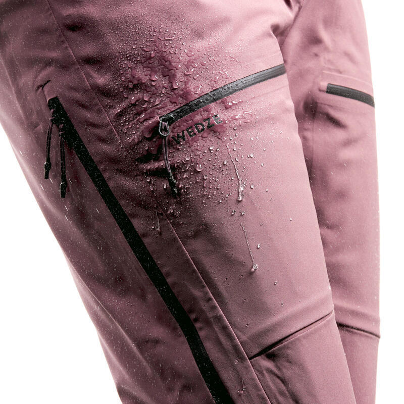 Pantalon de ski femme FR500 - rose