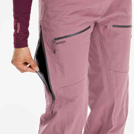 Women’s Ski Trousers FR500 - Pink