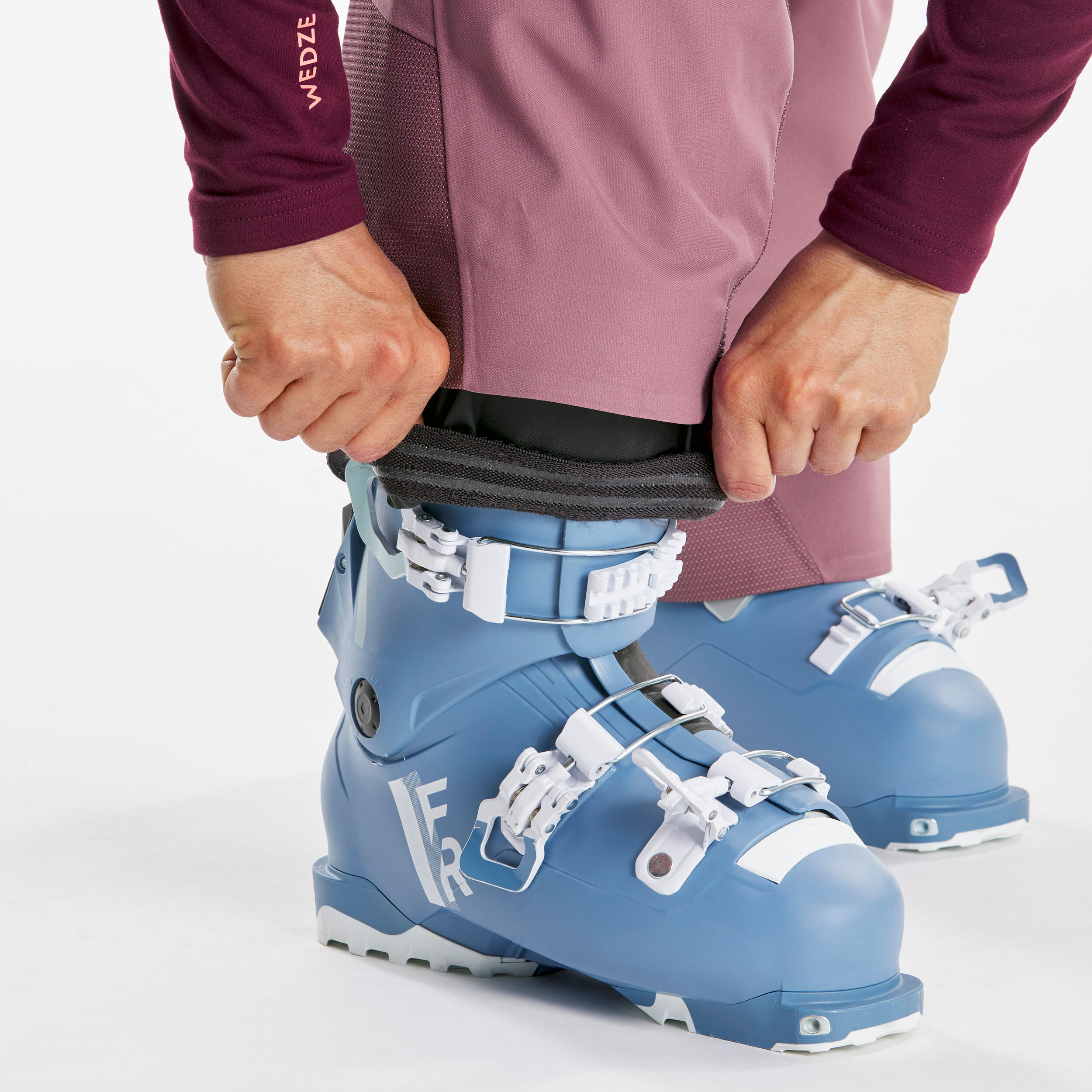 Women’s Ski Pants – FR 500 Pink - WEDZE