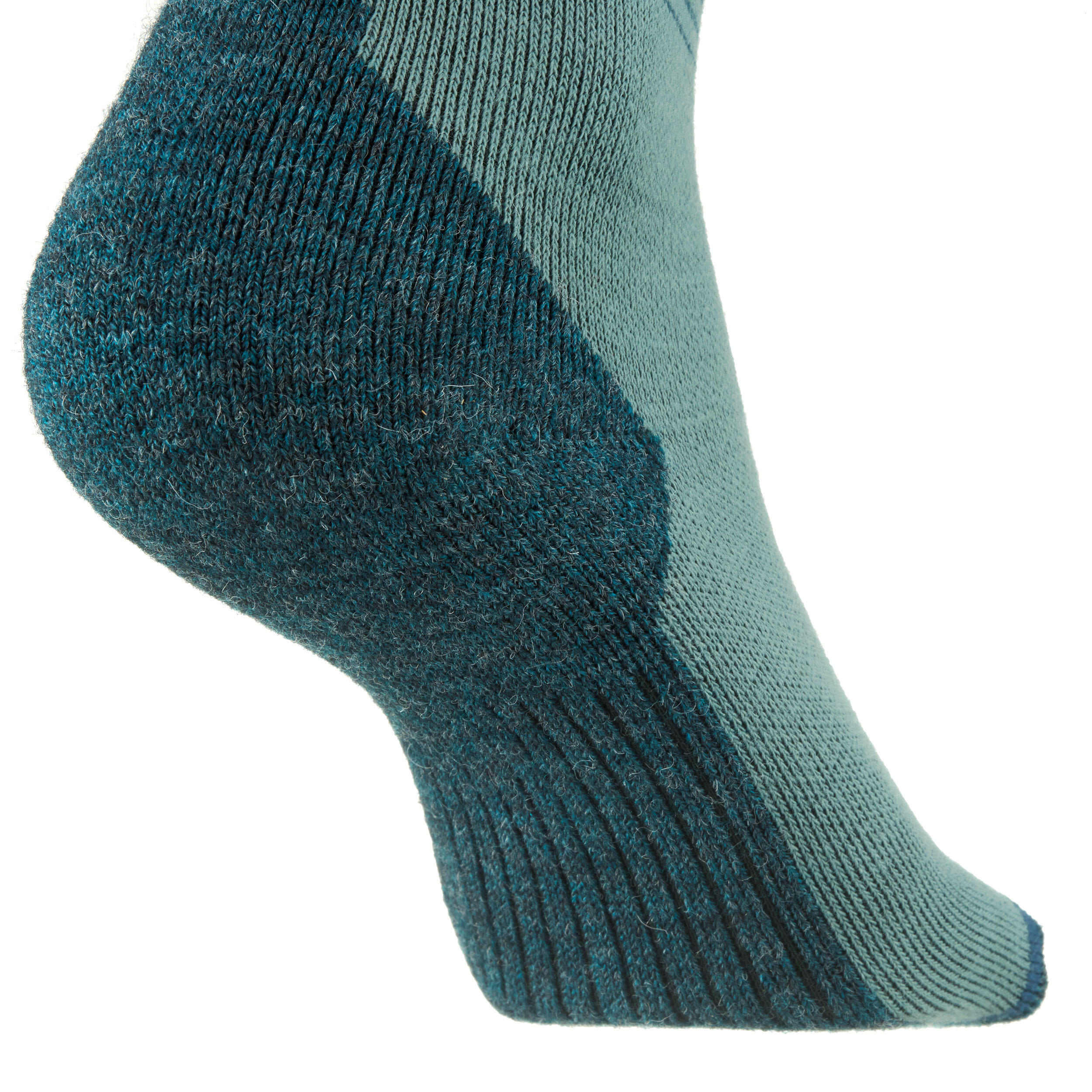 ADULT SKI AND SNOWBOARD SOCKS - 100 - MOUNTAIN GREEN 6/9