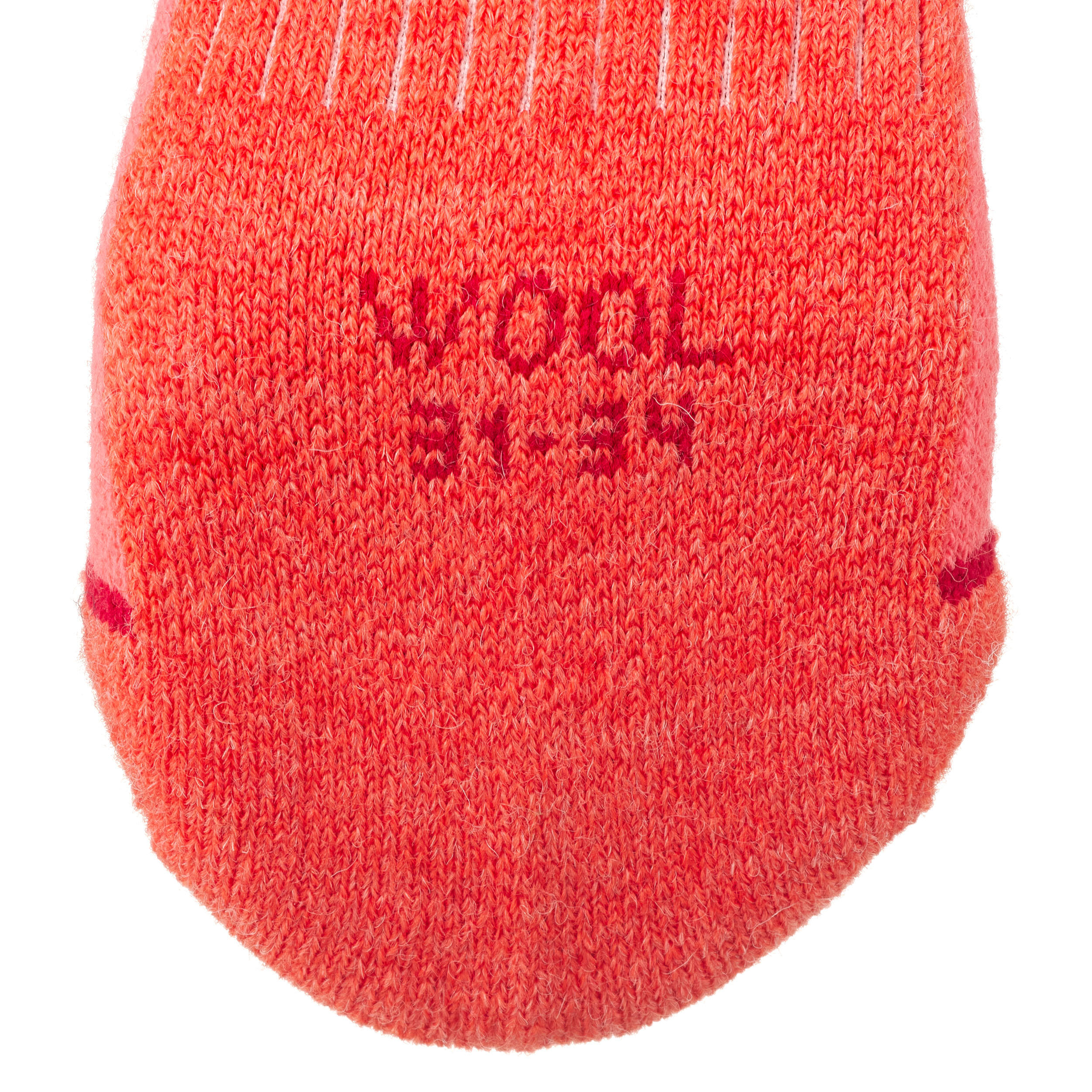 KIDS’ SKI SOCKS - 100 - CHRISTMAS PINK 8/8