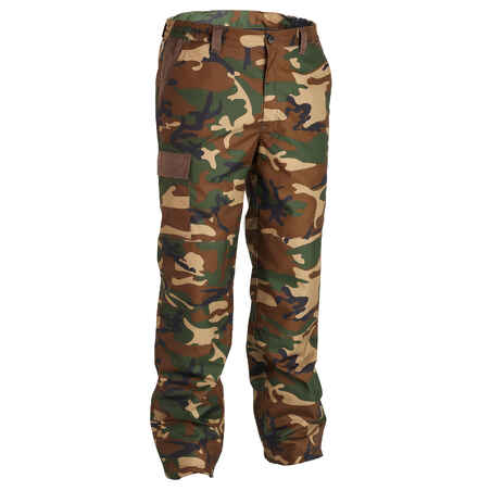 WARM WATERPROOF HUNTING TROUSERS 100 - CAMO