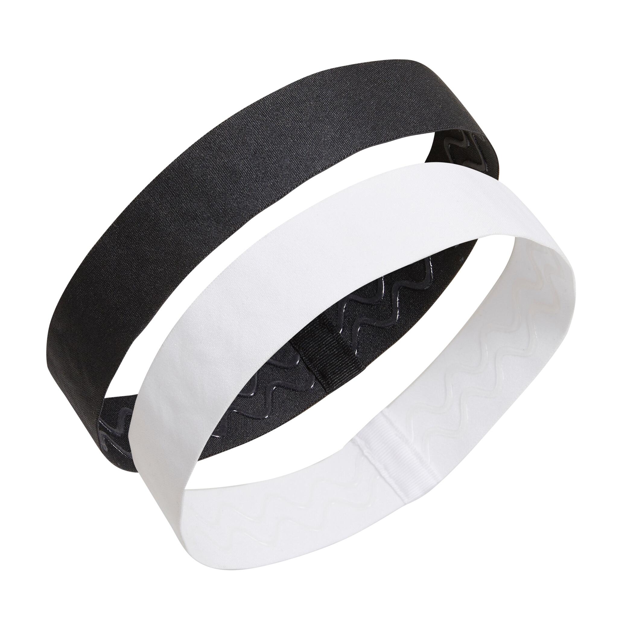 DOMYOS Girls' Headbands Twin-Pack - White/Black