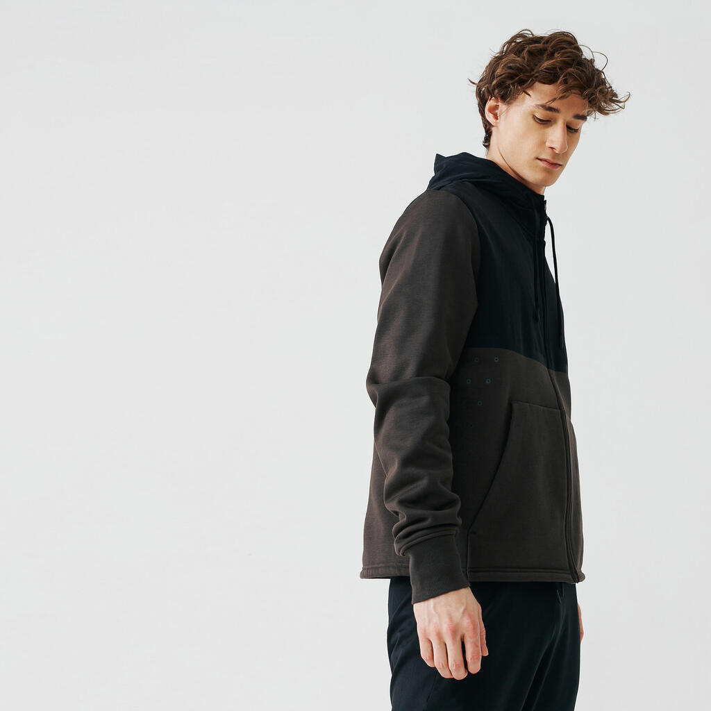 Kalenji Warm+ Men's Running Jacket - black