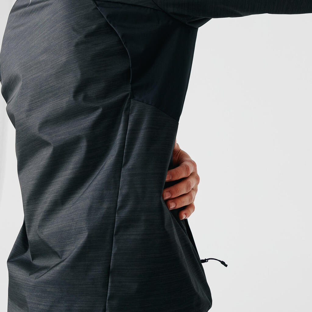 Veste imperméable de running Homme - KIPRUN Run 100 Noir