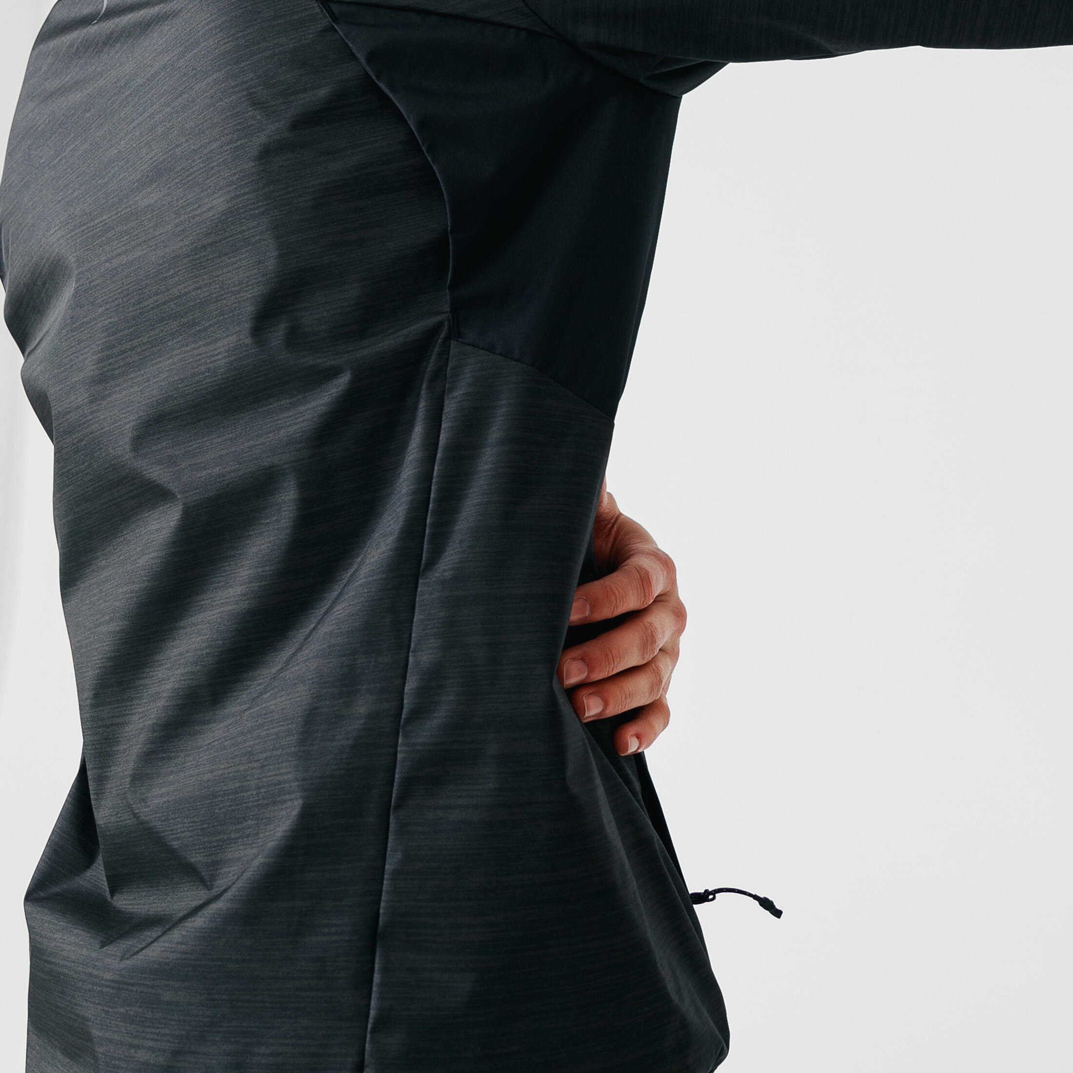 Men's Running Rain Jacket - Run Rain Black - KALENJI