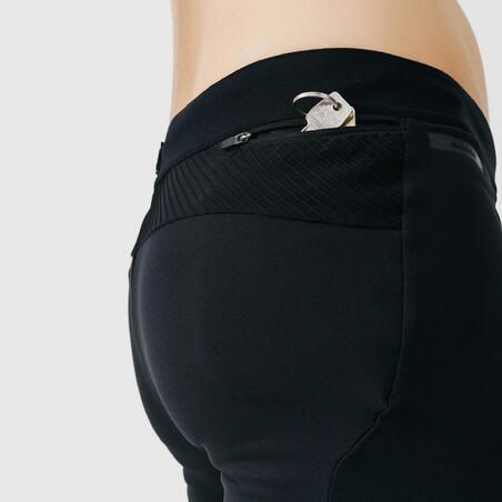 ТАЙТСЫ УТЕПЛЕННЫЕ ДЛЯ БЕГА МУЖСКИЕ RUN WARM+ ЧЕРНЫЕ