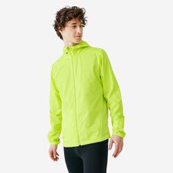 Windjack voor hardlopen heren Kalenji Run Wind fluogeel | KALENJI |  Decathlon.nl