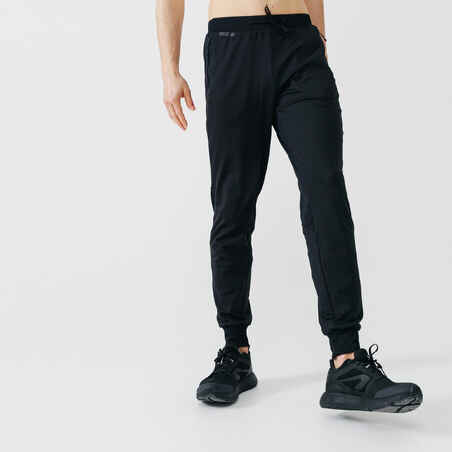 Pantalón deportivo de fitness essential transpirable regular negro para  hombre - Decathlon