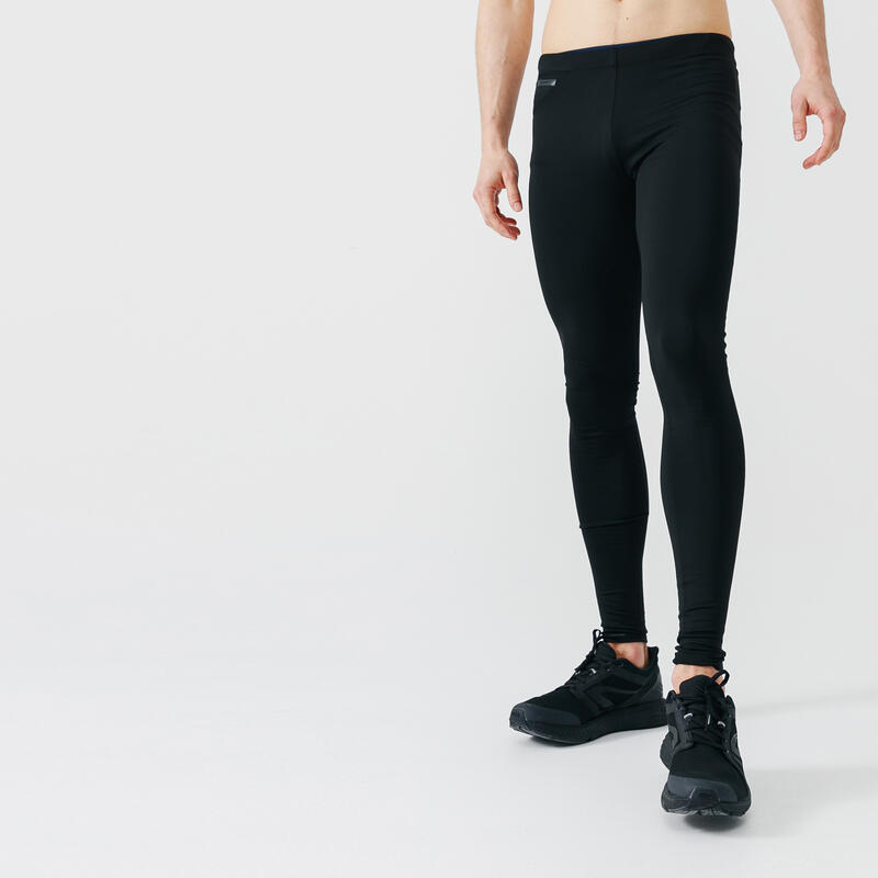 Mallas térmicas running largas Hombre Kalenji Warm negro