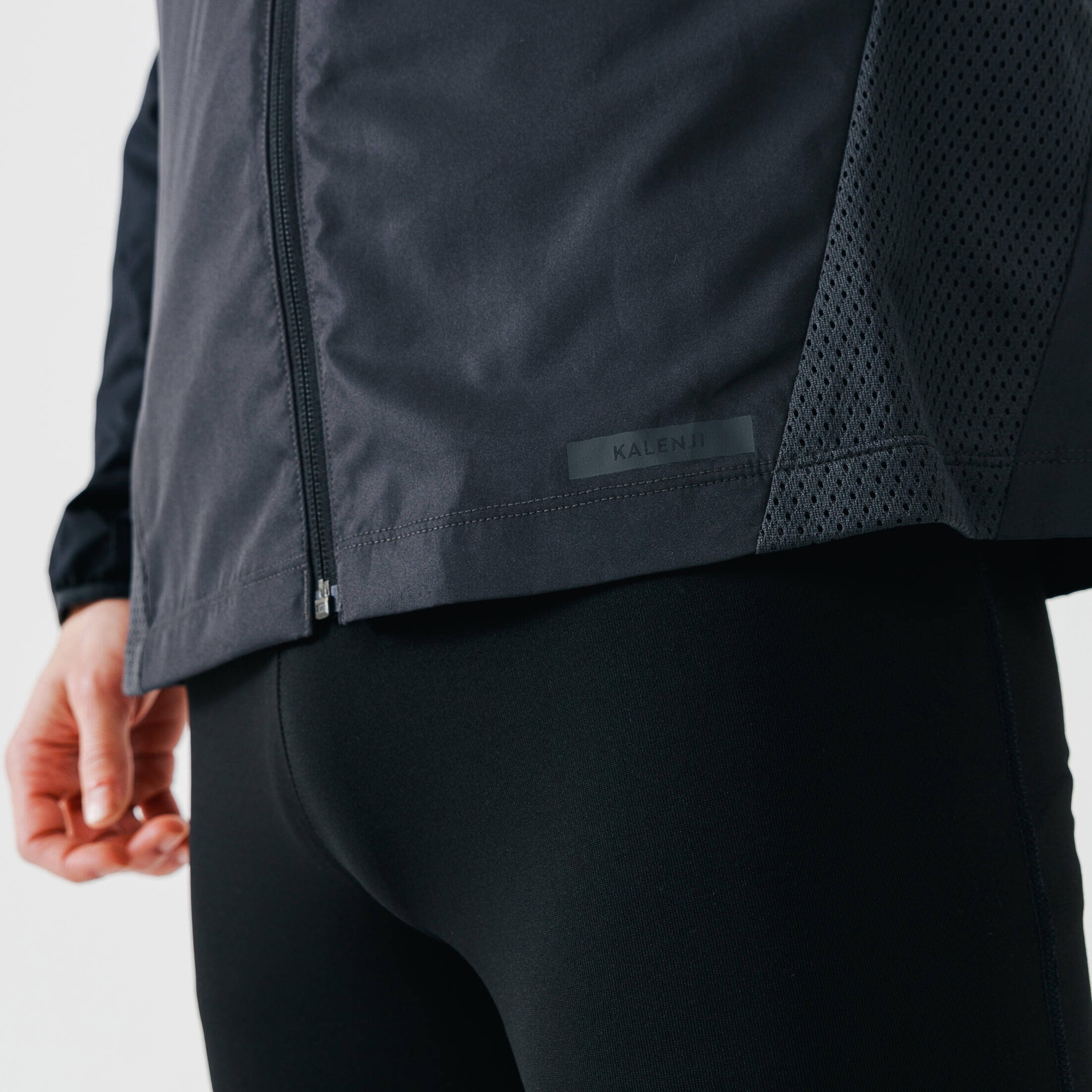 Men Wind Jacket Running - Black -  5
