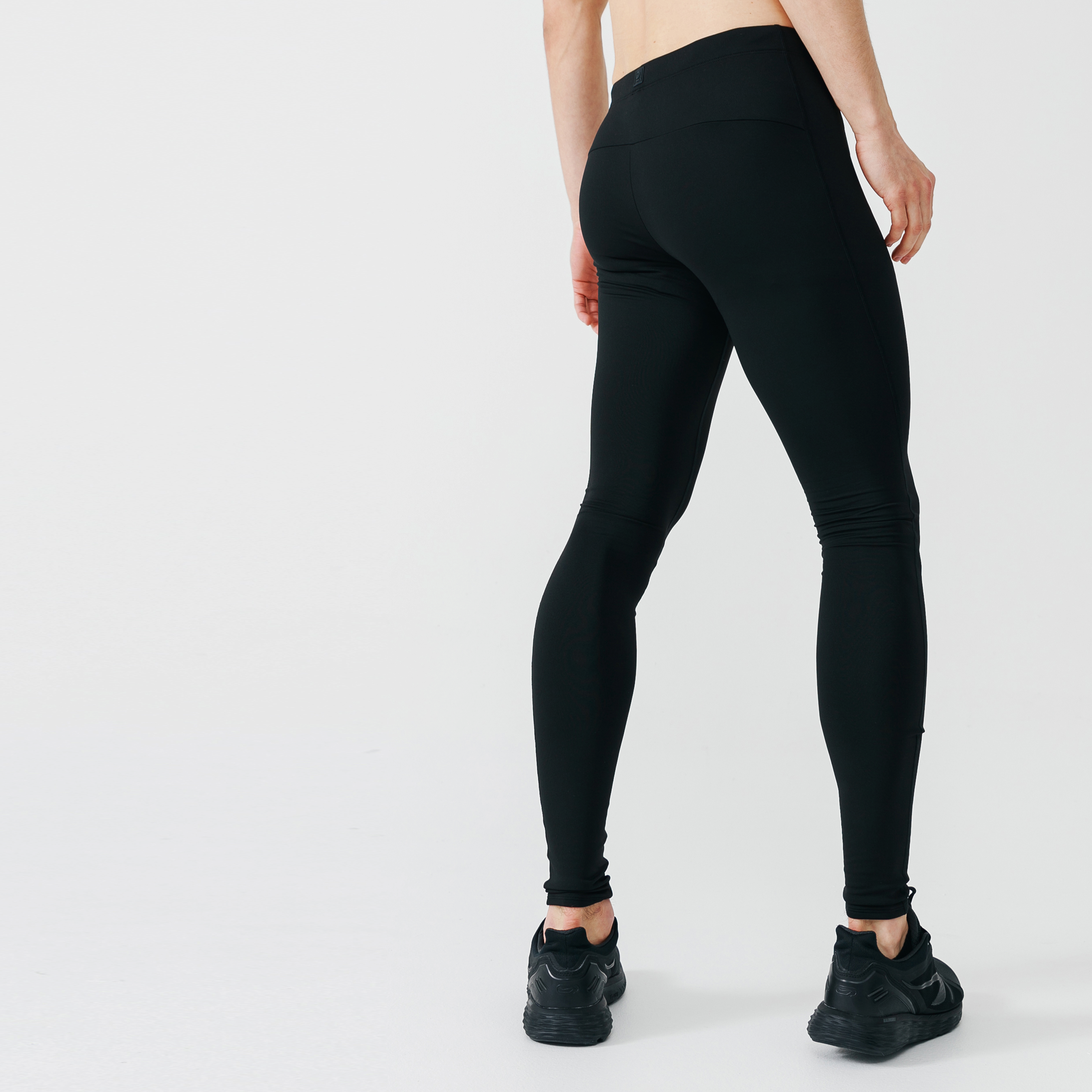 Leggings Et Collants Homme | Kalenji COLLANT DE RUNNING HOMME RESPIRANT  KALENJI DRY + NOIR Noir — Dufur