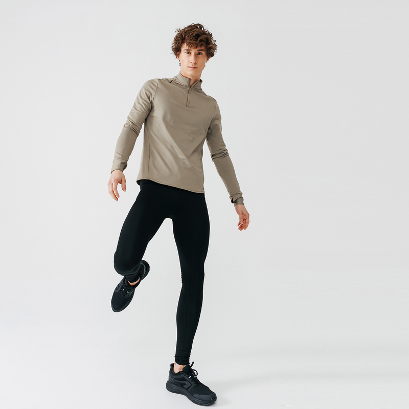 COLLANT DE RUNNING HOMME KALENJI WARM NOIR pour les clubs et collectivites Decathlon Pro