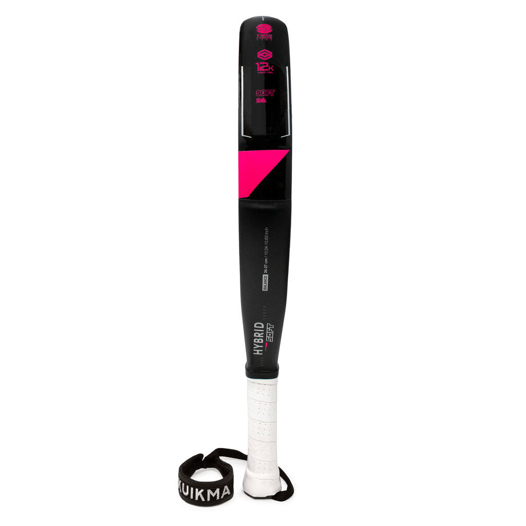 Adult Padel Racket PR 990 Hybrid Soft - Pink