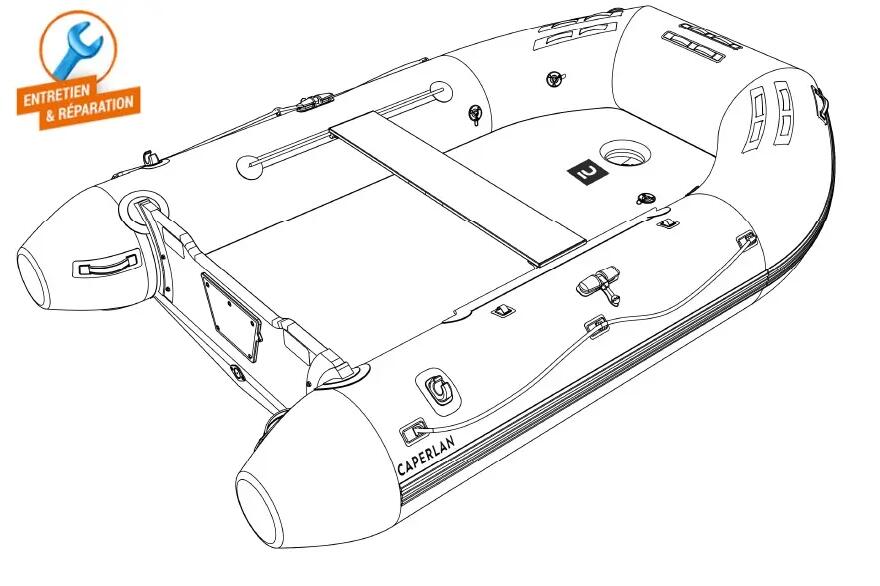 BATEAU PNEUMATIQUE VENTUS 230 PÊCHE DE LA CARPE
