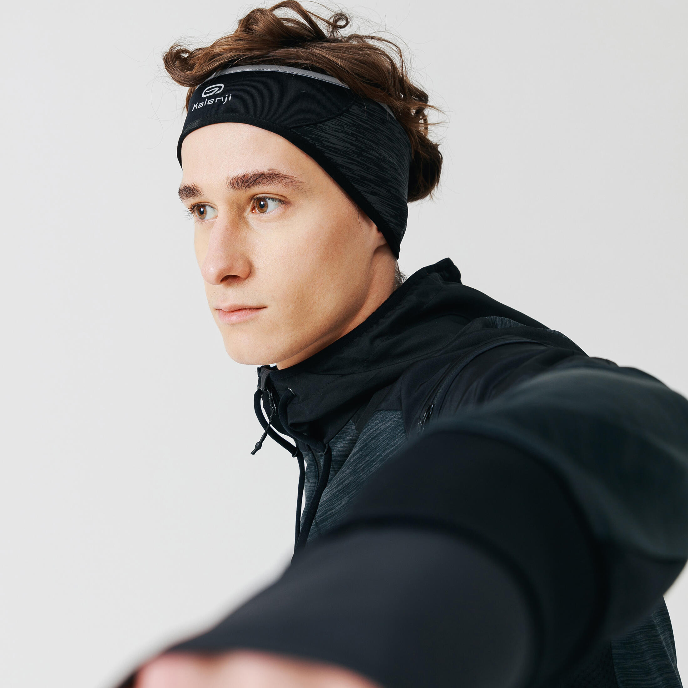 Running Headband - Warm+ Black - KIPRUN
