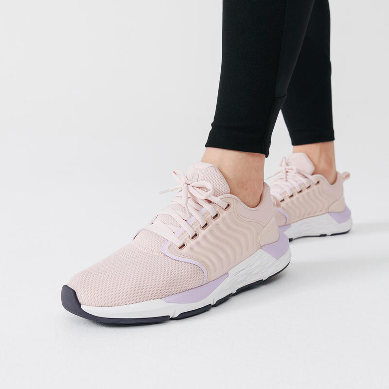 Chaussures de marche sportive femme Sportwalk Confort rose