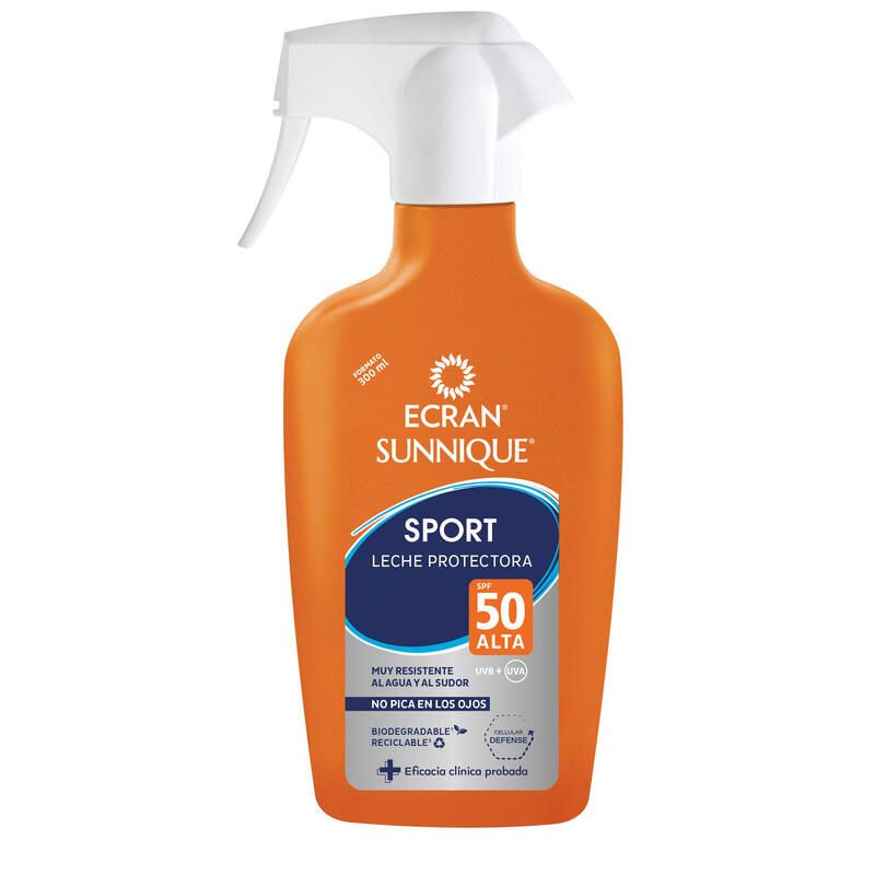 Crema solar Sport pistola leche protectora F50 400ml