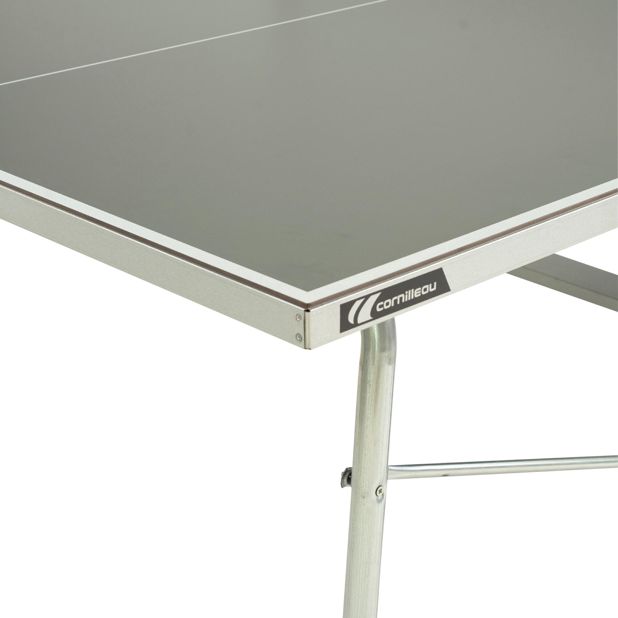 Outdoor Recreational Table Tennis Table 200X - Grey 7/10