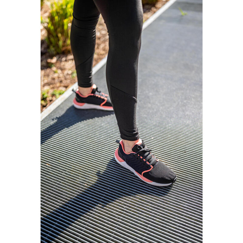 Calçado de Caminhada Desportiva Mulher Sportwalk Confort Preto