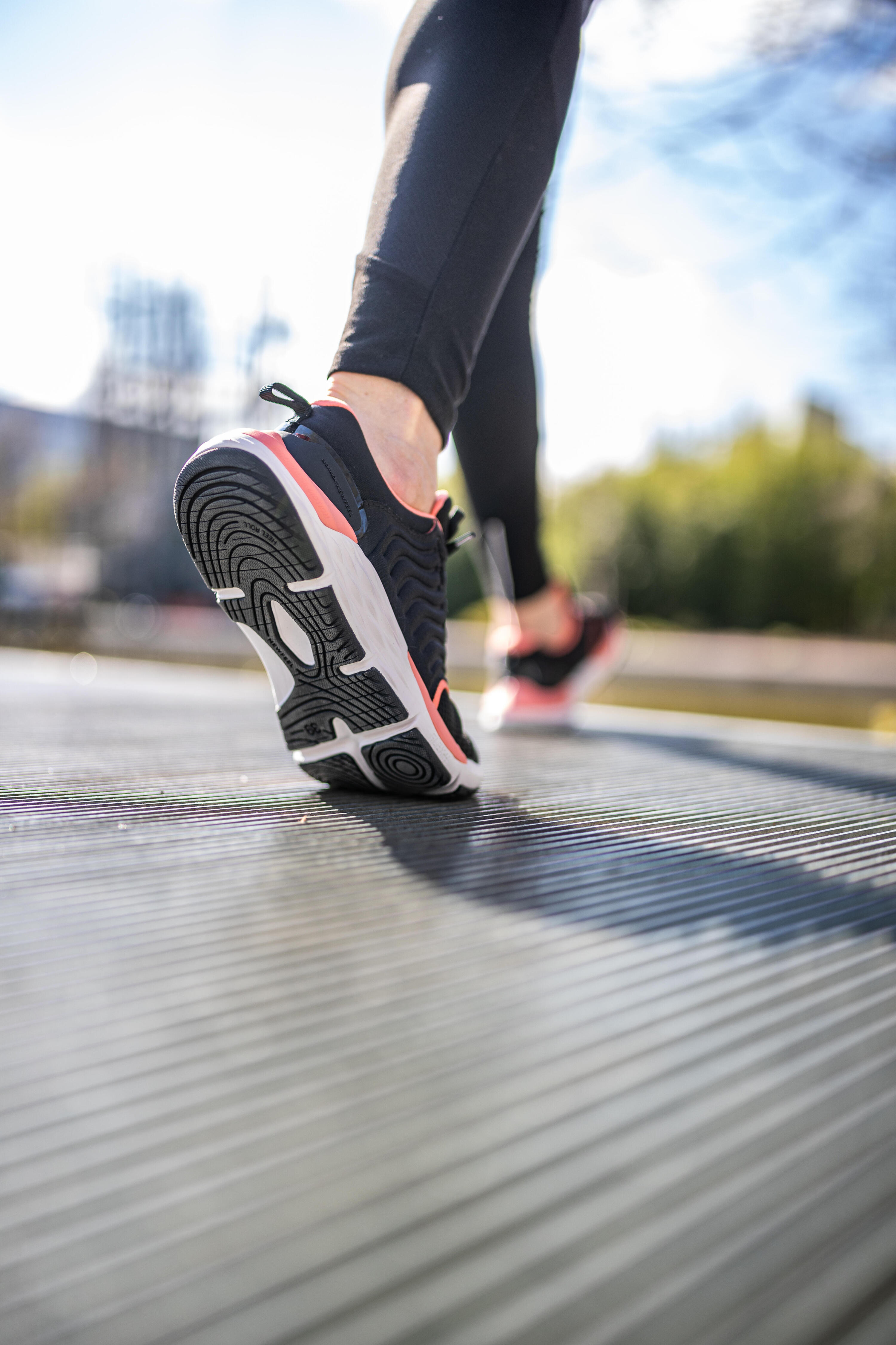 Chaussures de marche sportive femme Sportwalk Confort noir 13/14