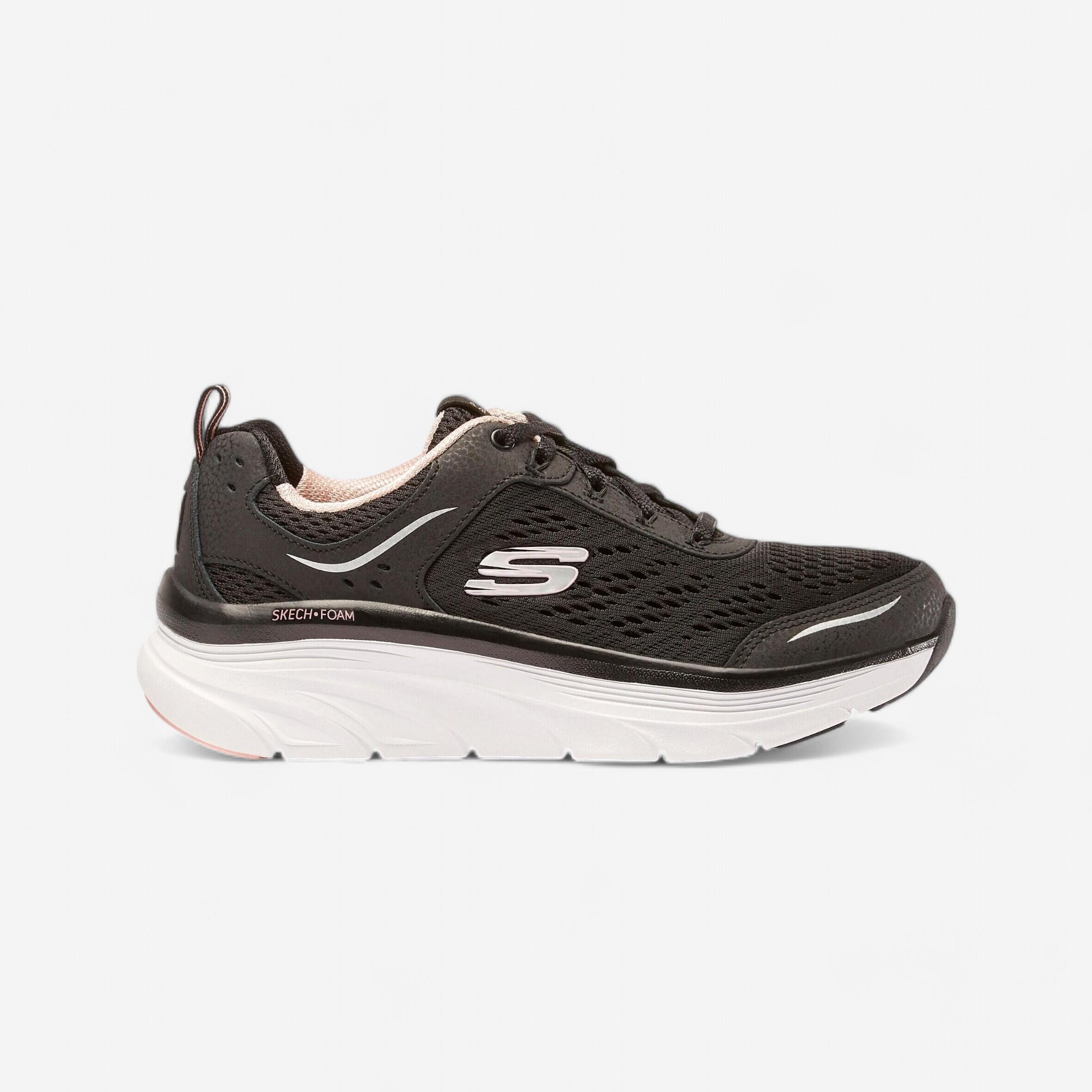 Chaussures marche sportive femme Skechers D LUX Walker Noir SKECHERS Decathlon