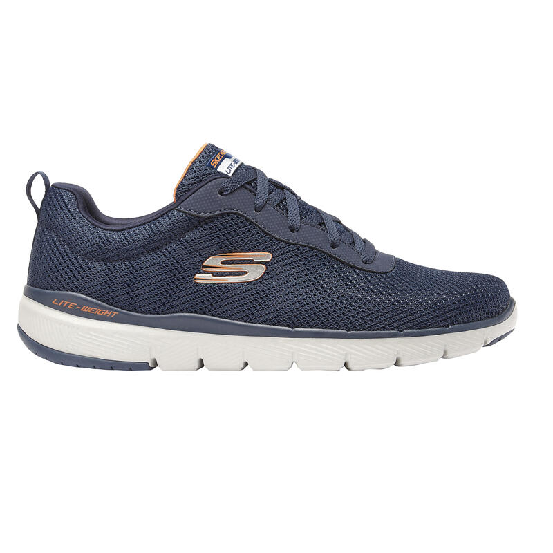 moral Espacioso mapa Zapatillas Caminar Hombre Skechers Flex Appeal Azul/Naranja | Decathlon